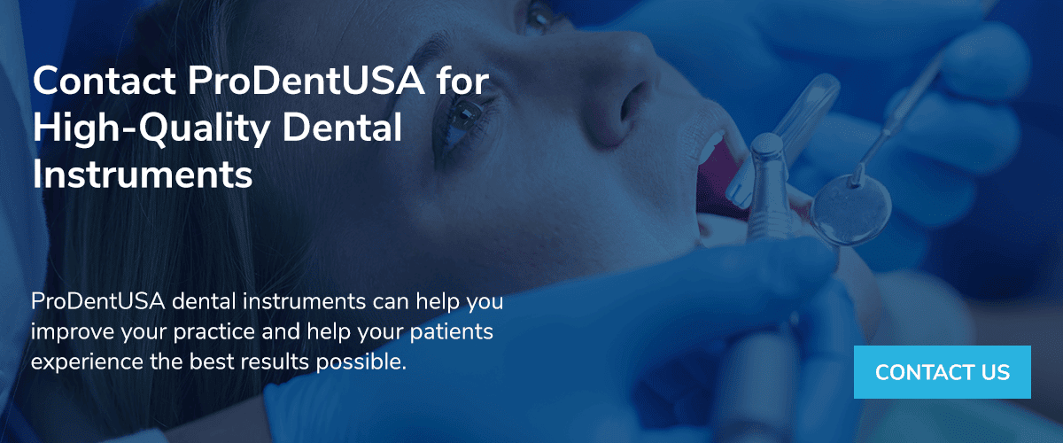 woman having her teeth examined