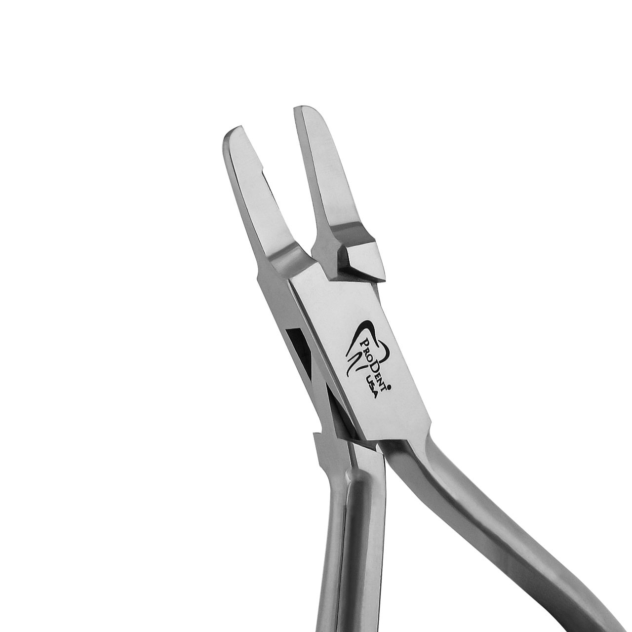 a close up of a pair of ribbon arch wire forming pliers