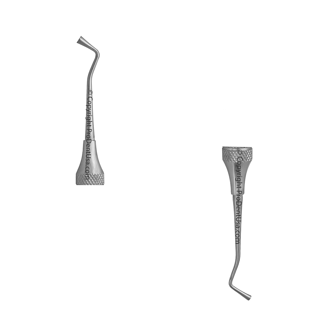 a pair of dental plugger tips