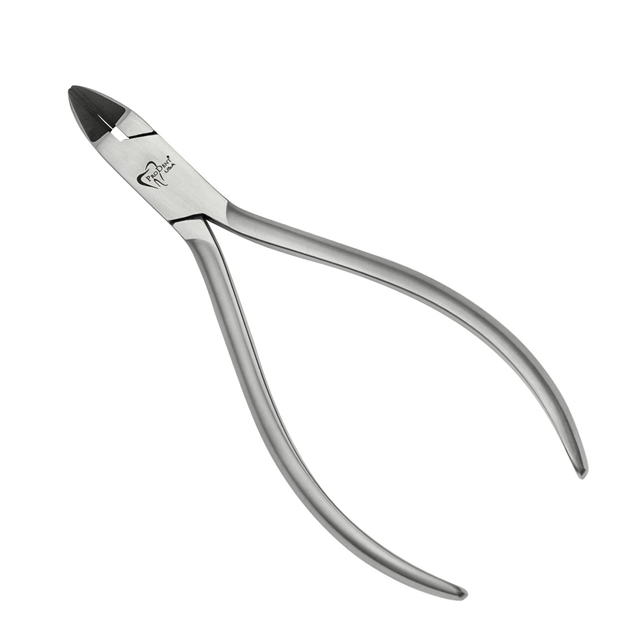 a pair of pliers with a black handle on a white background .