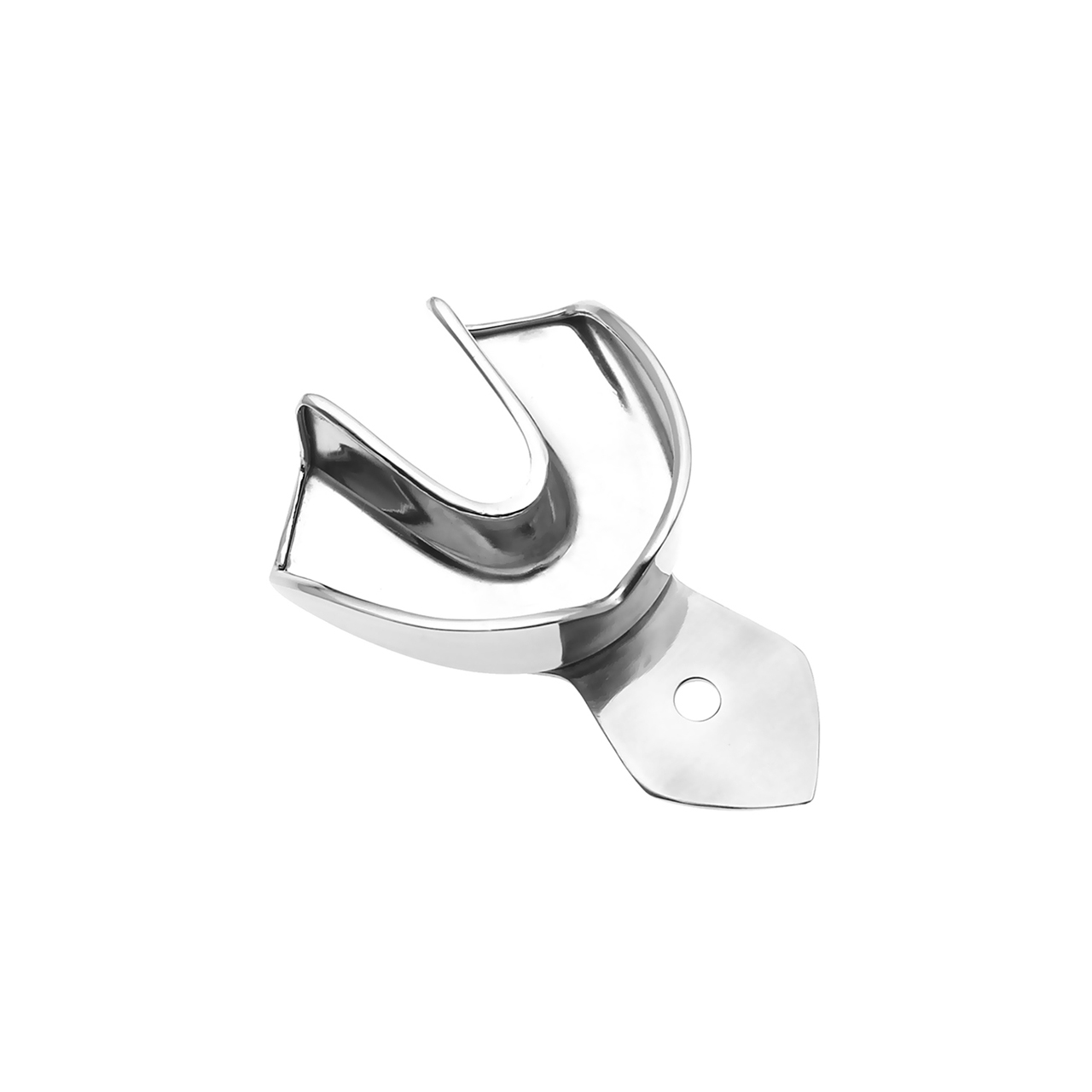 a lower solid small impression tray