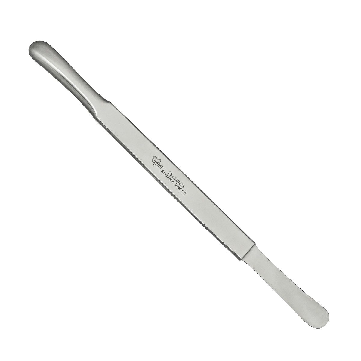 a steel dental spatula with a steel blade