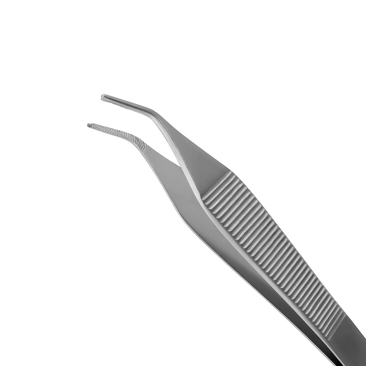 angled forceps stainless steel tweezers