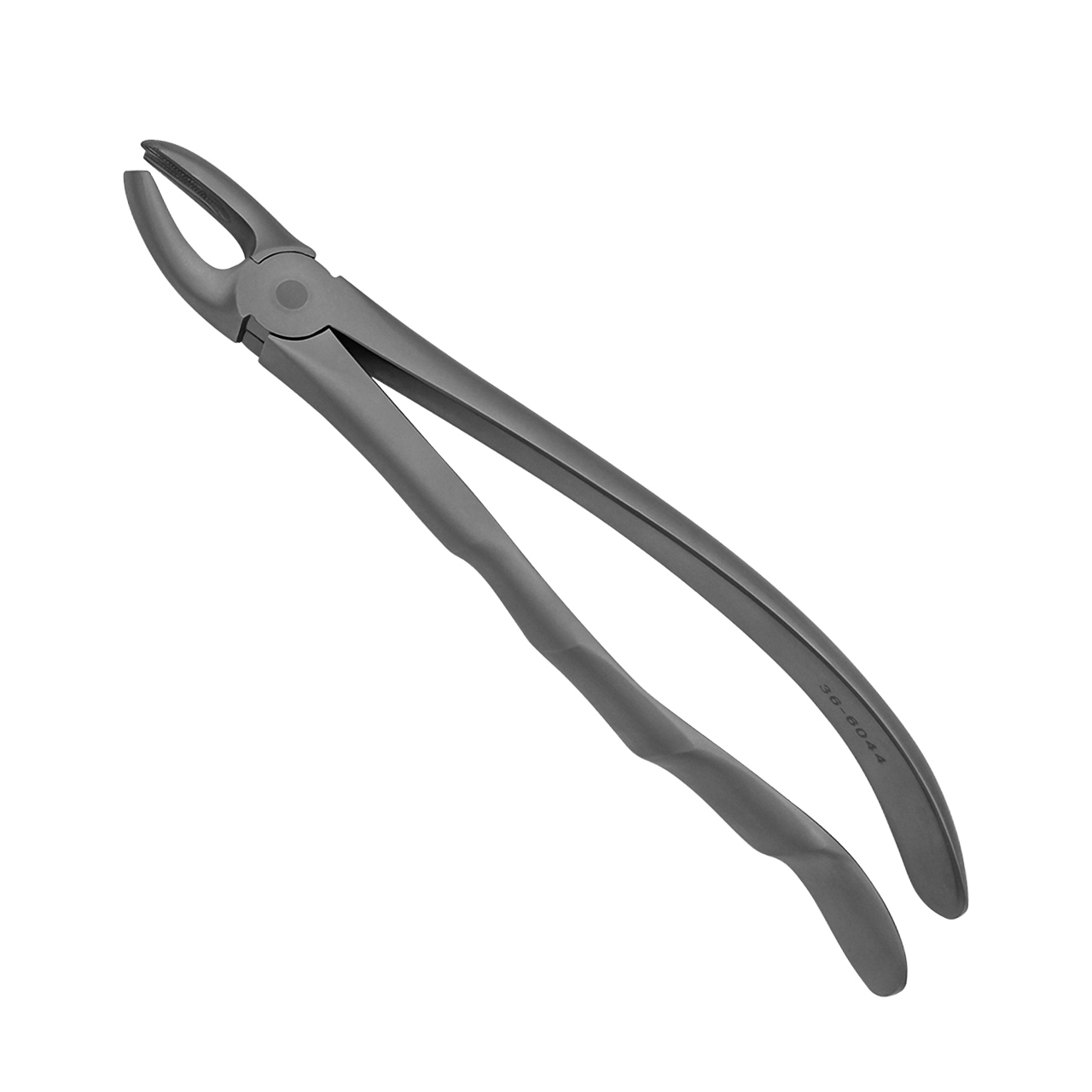 a pair of dental extraction forceps for the upper right molars