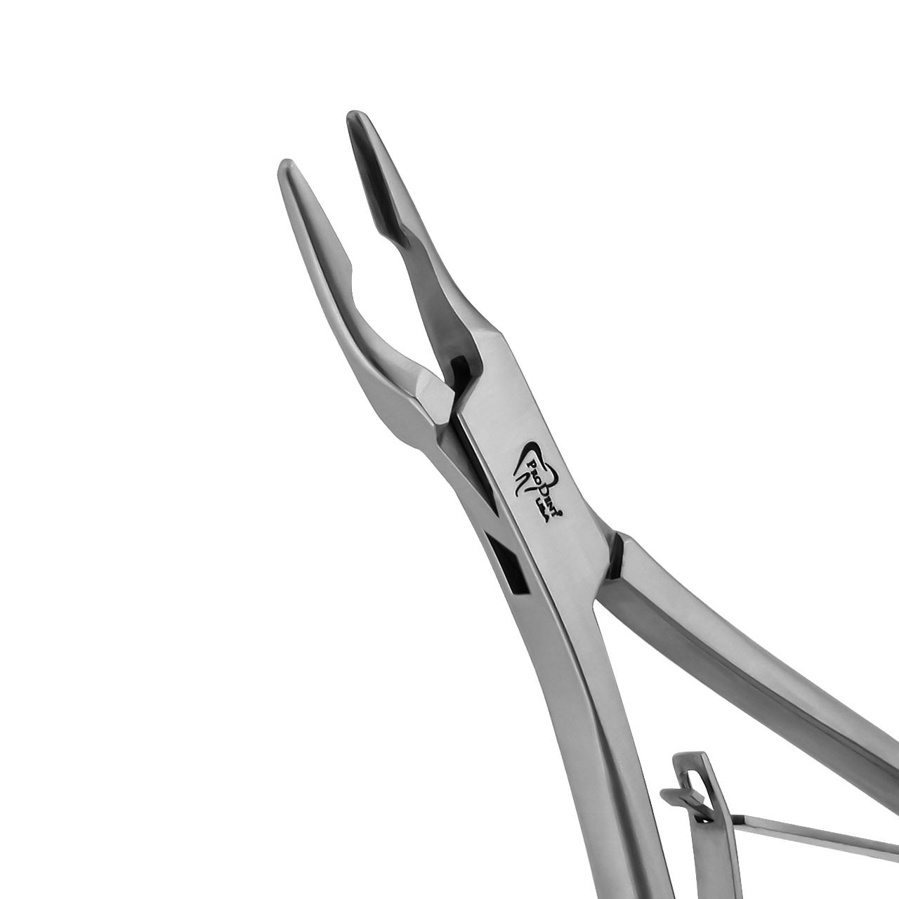 steel pair of dental pliers with Prodent