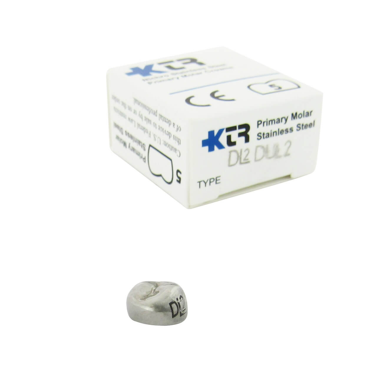 a box of steel primary molars