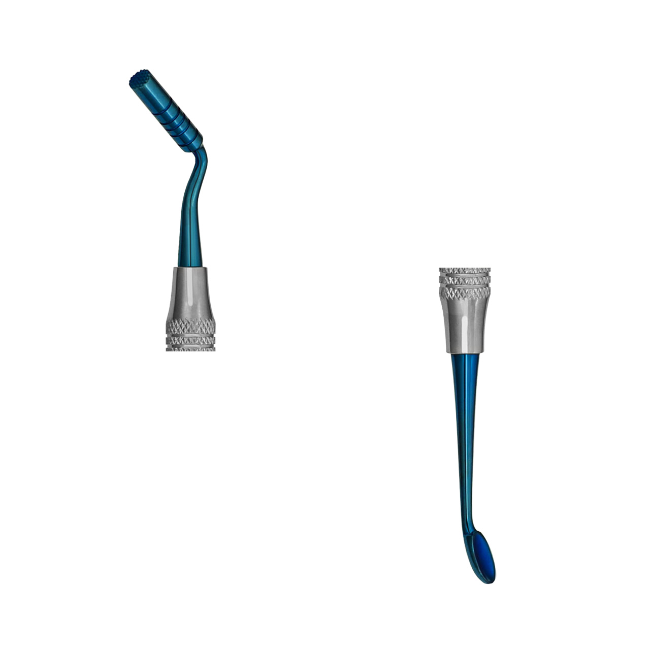 a pair of double end bone condensers and scoops