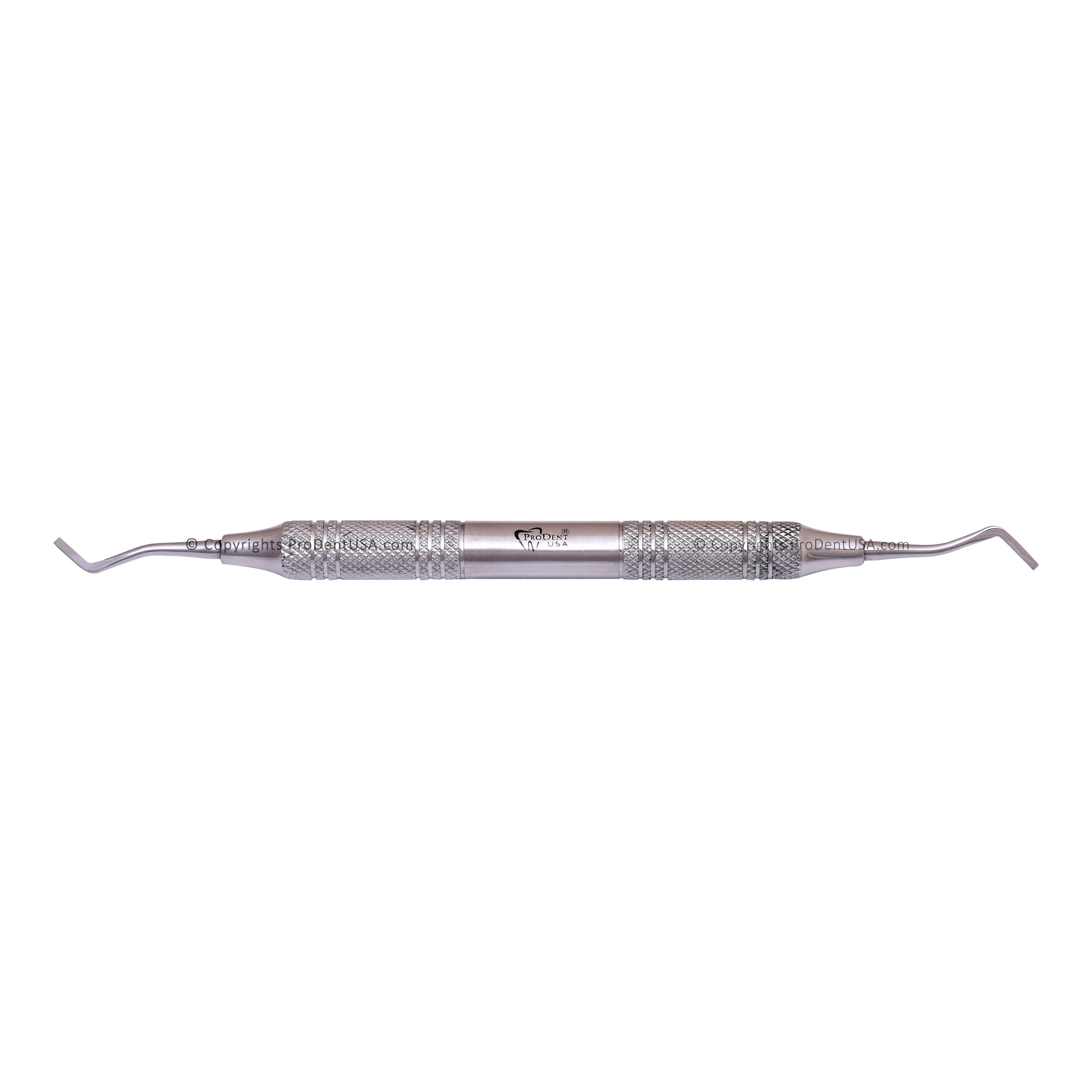 a dental bone rasp instrument with a stainless steel handle