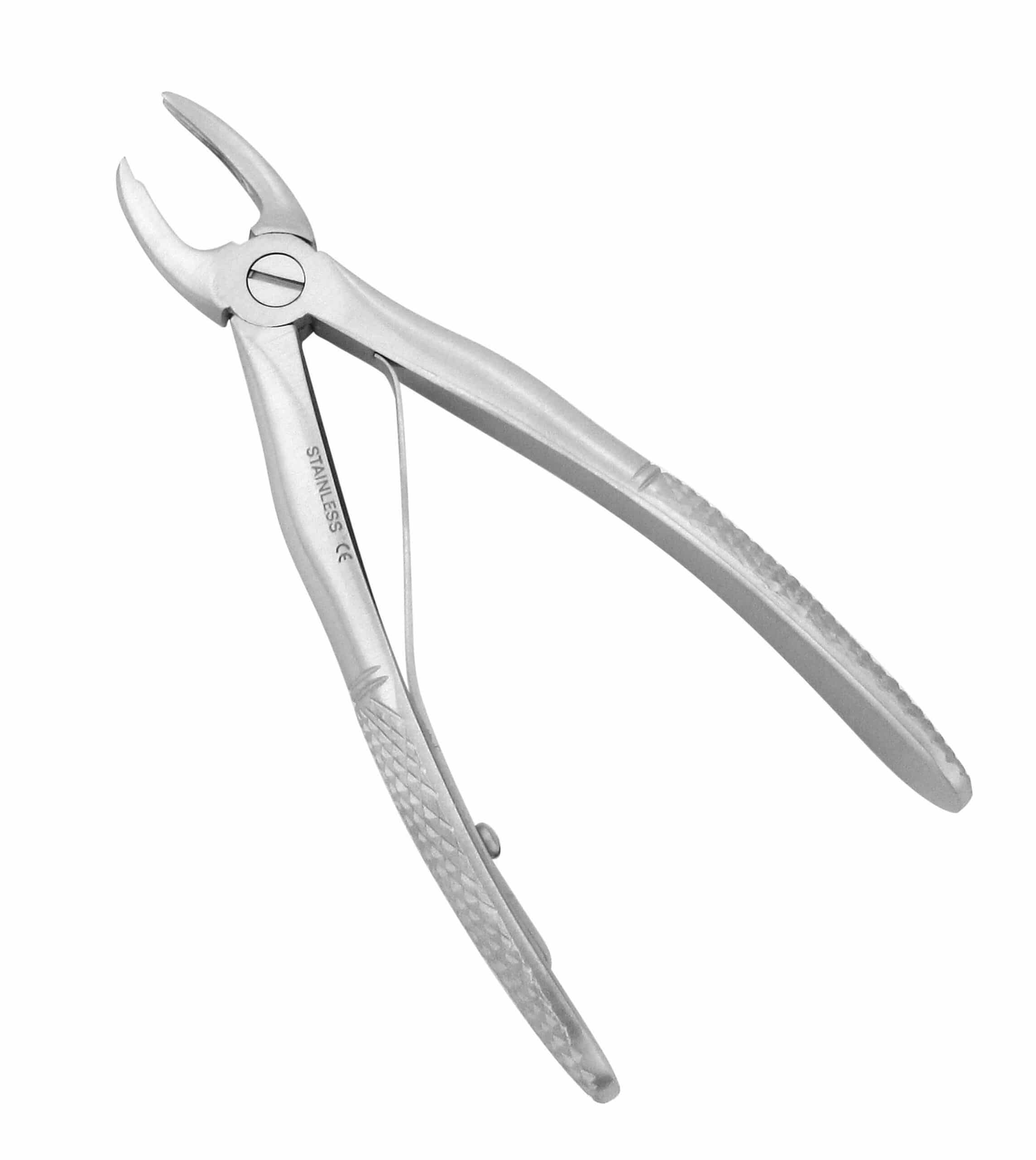 a pair of dental pliers on a white background