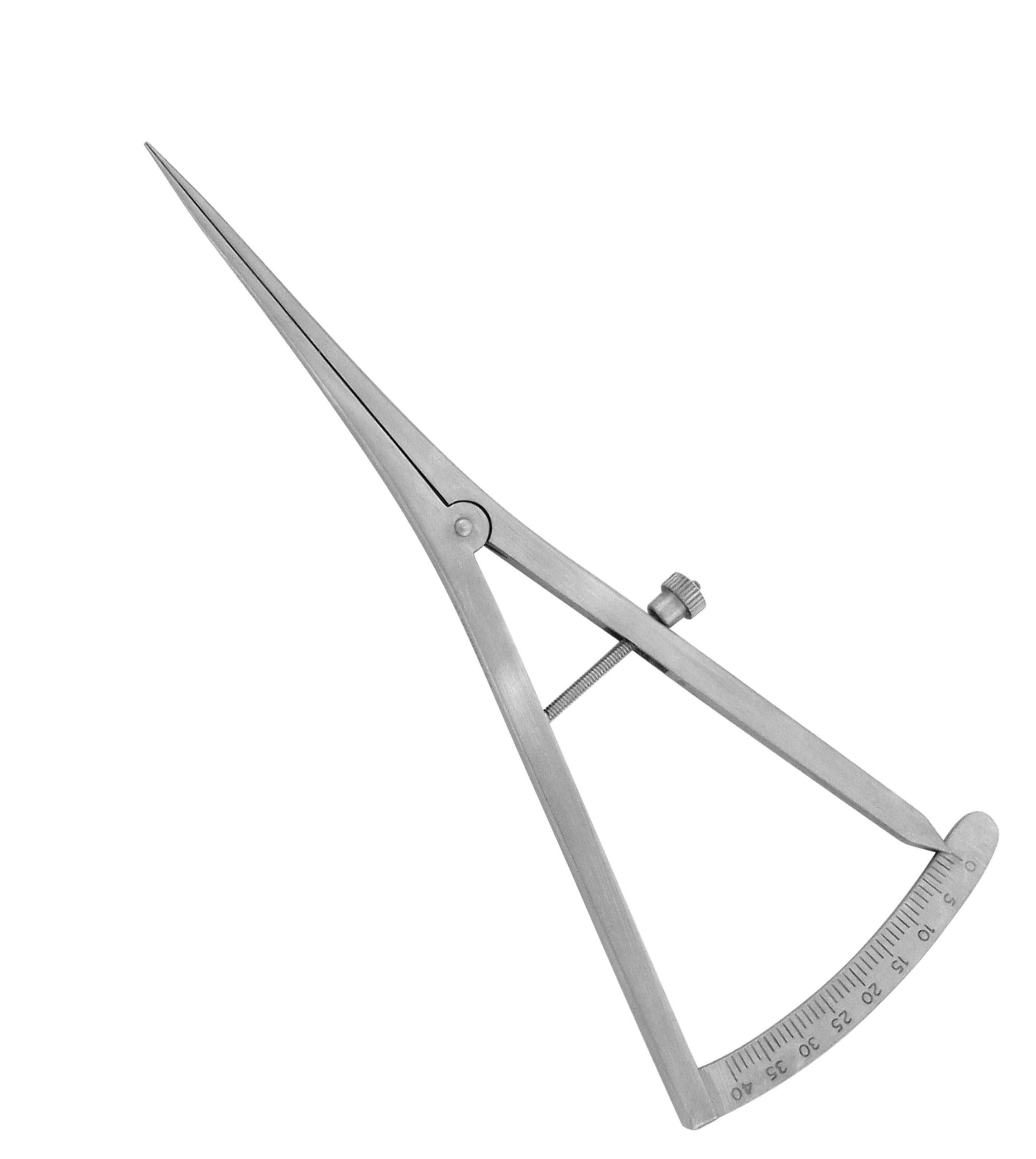 Close-up image of a Castroviejo Caliper