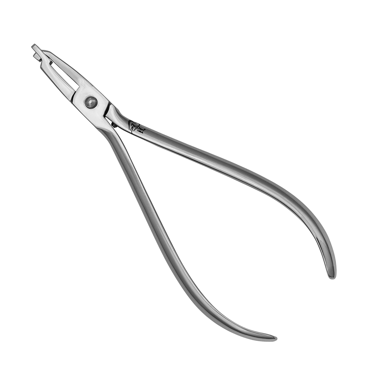 a pair of stainless steel pliers