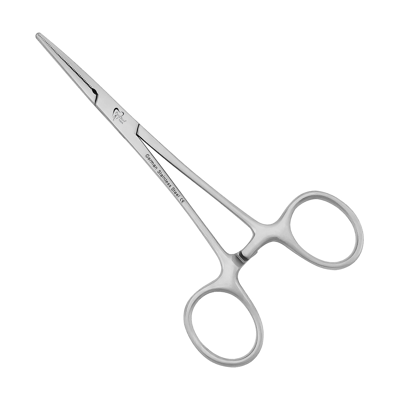 a pair of stainless steel scissors on a white background .