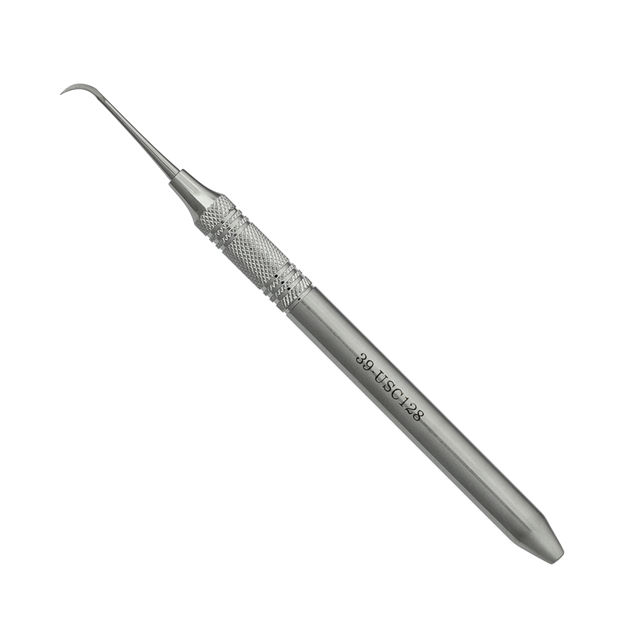 a stainless steel tool with the number 39-USC128 on it