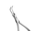 a close up stainless steel forceps