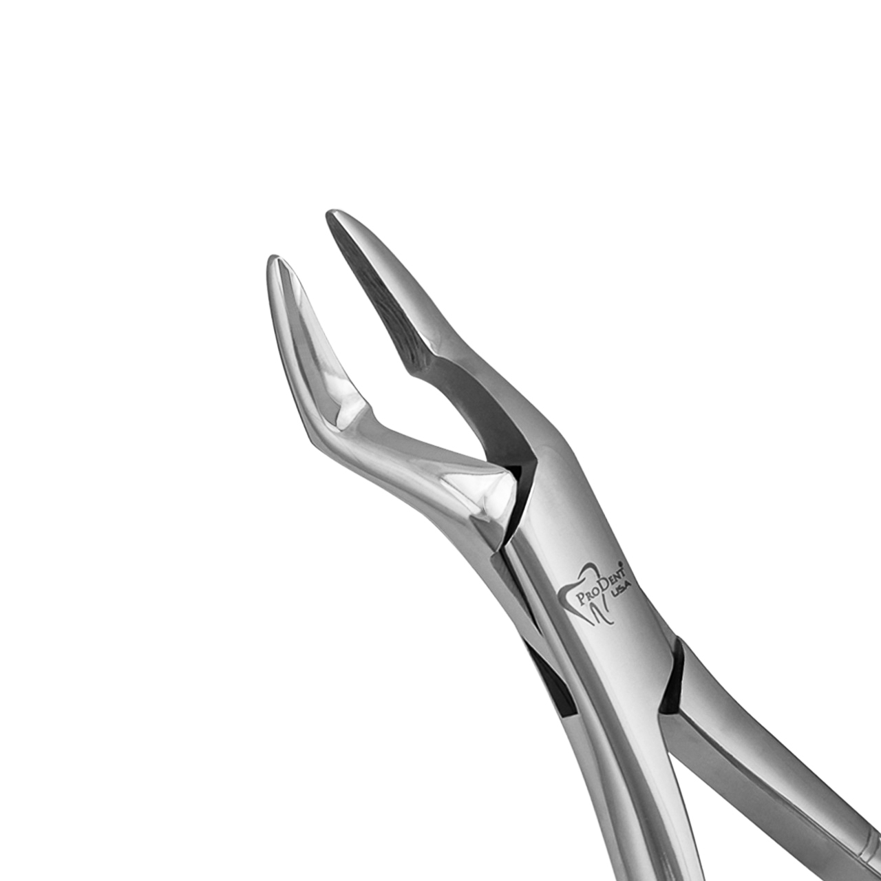 a close up of a pair of dental pliers on a white background