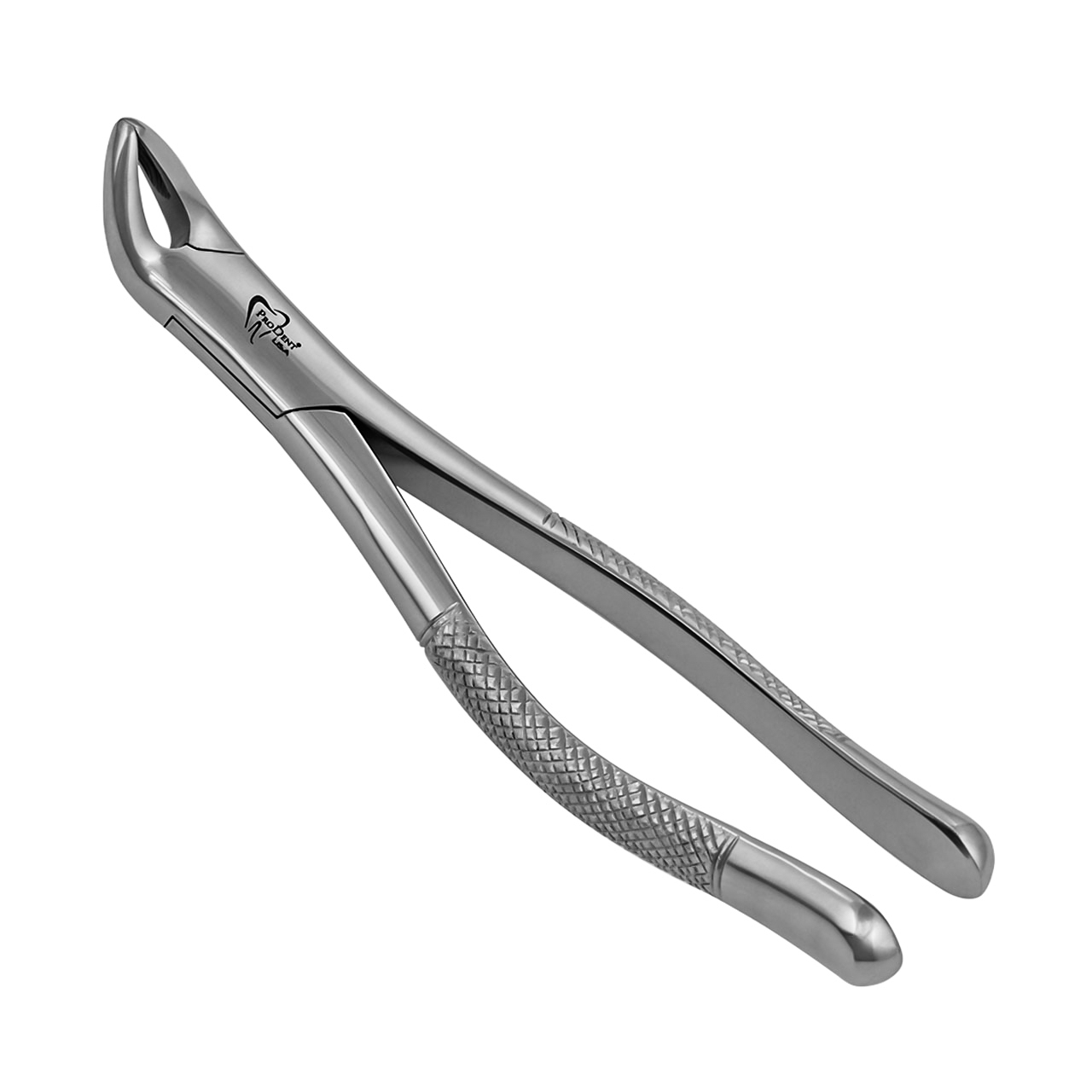 a pair of dental pliers with a patterned handle