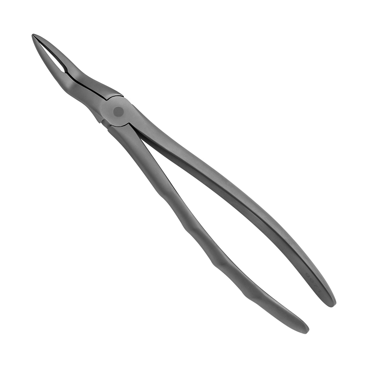 a pair of dental extraction forceps on a white background