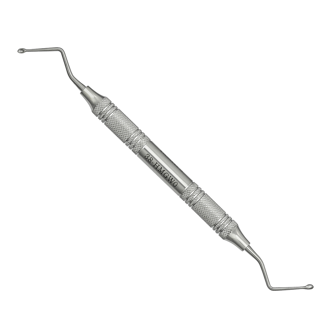 a stainless steel dental hemingway bone curette
