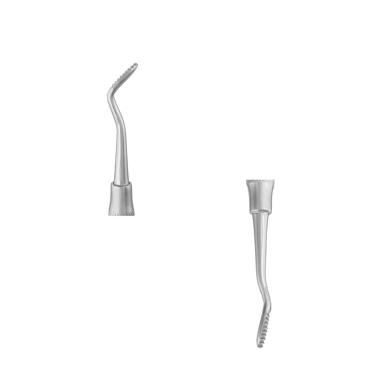 a close up of dental bone files