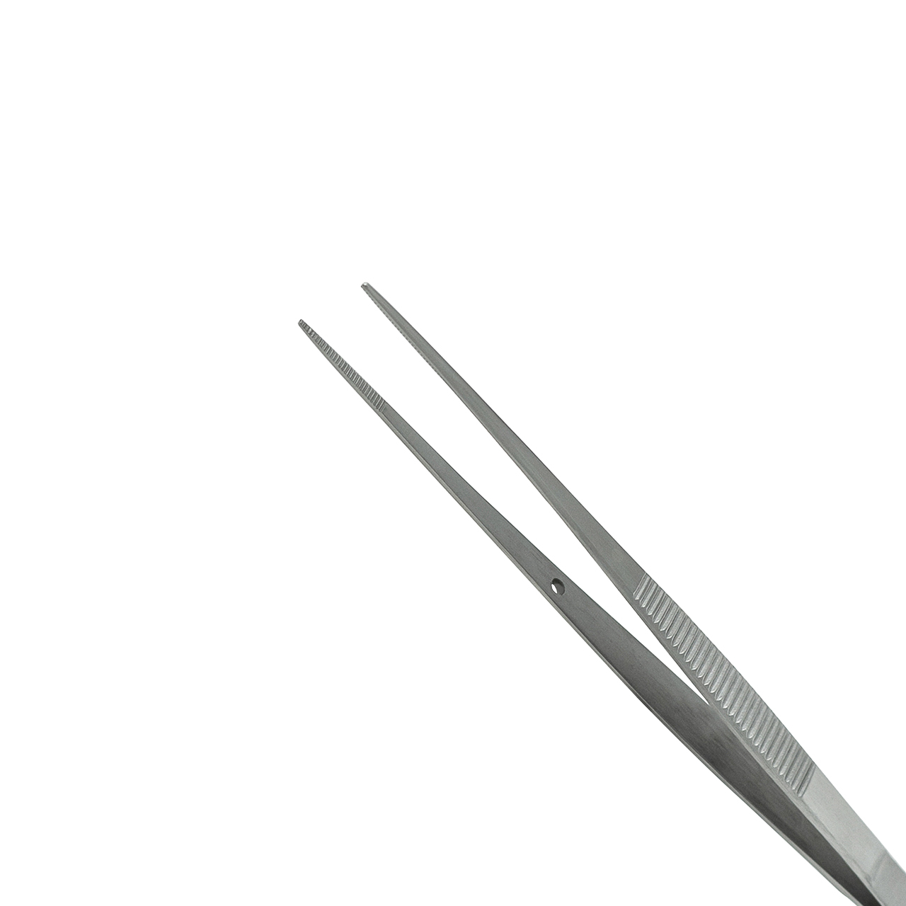 a pair of tweezers on a white background .