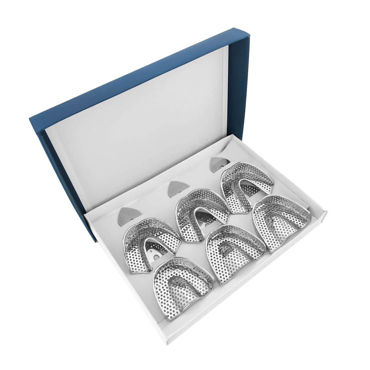 a box of 6 impression trays