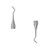 a pair of dental instruments on a white background