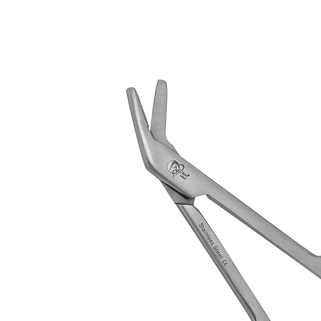 a close up of a pair of pliers on a white background .