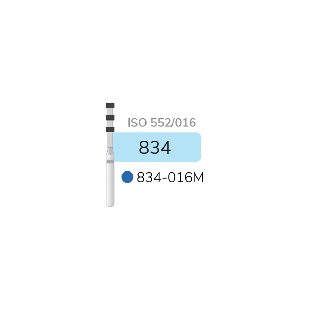 depth-maker-834-1.6mm-head-medium-grit-diamond-bur-K2-Dental