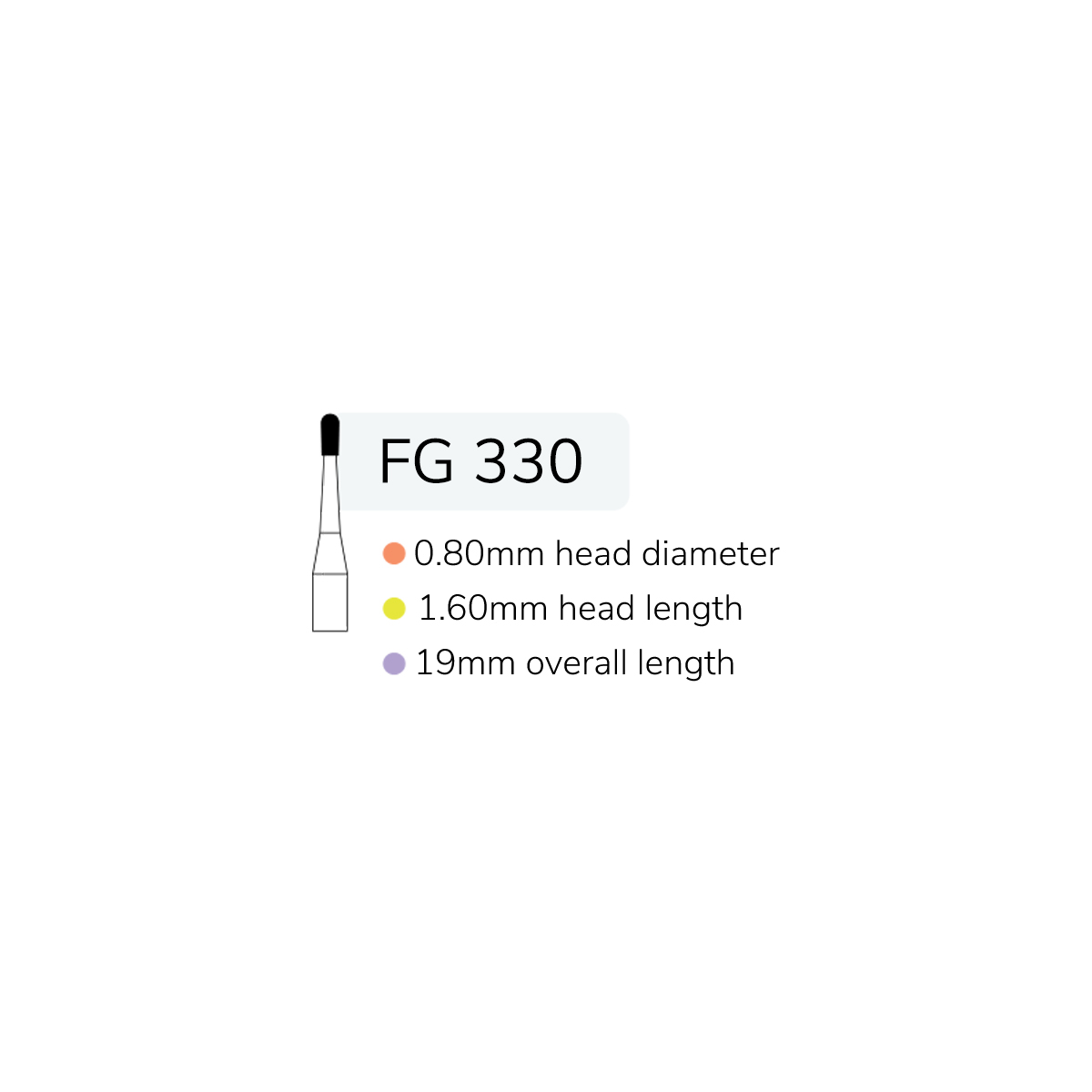 fg-330-pear-shape-carbide-bur-K2-dental